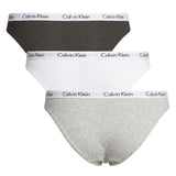 Calvin Klein Womens Carousel Briefs (Pack of 3) Grey