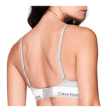 Calvin Klein Womens Cotton Bra Grey Heather