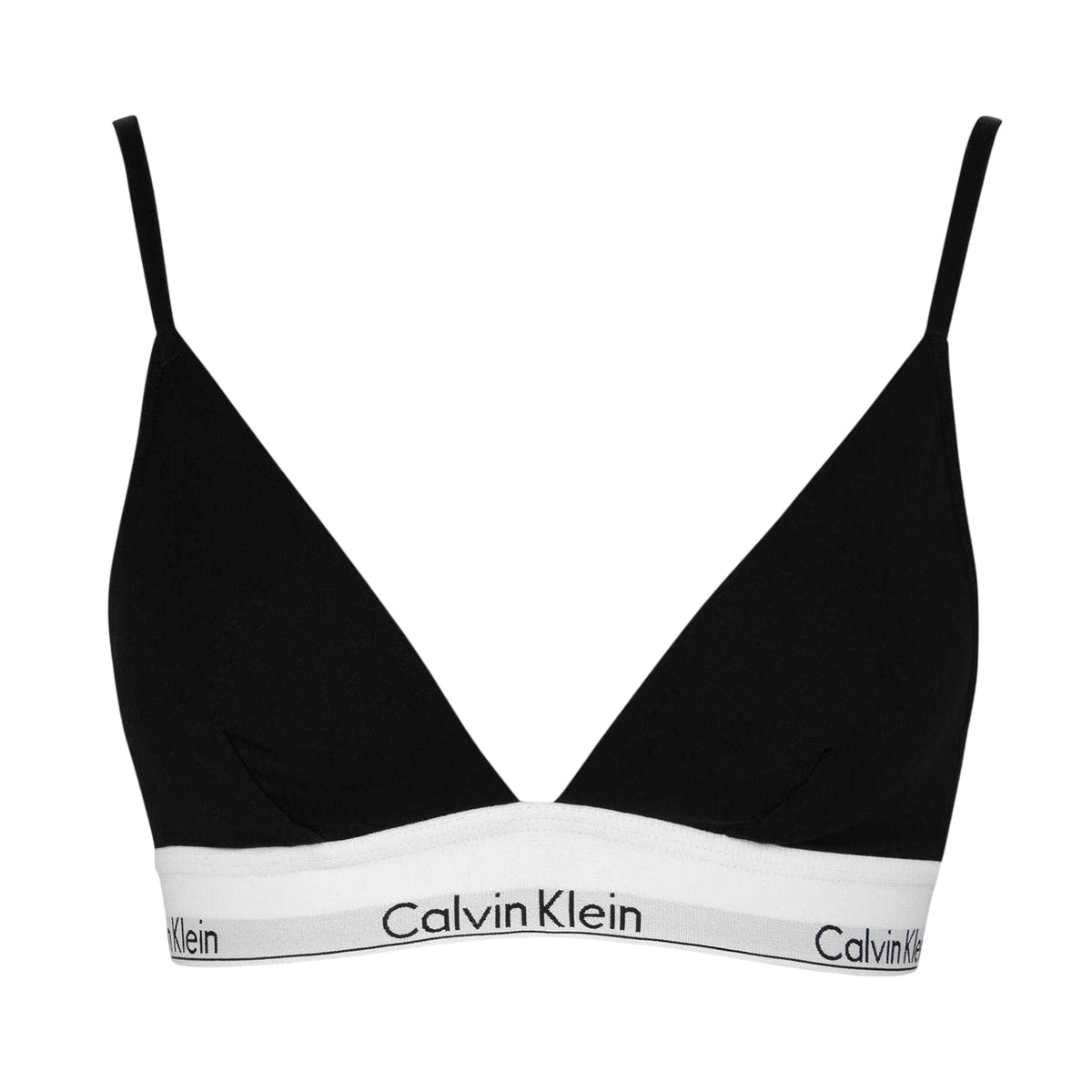 Calvin Klein Womens Cotton Bra Black