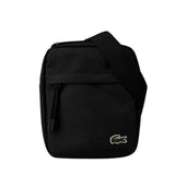 Lacoste Vertical Canvas Camera Bag Black