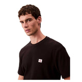 Calvin Klein Mens Badge Waffle T-Shirt Black