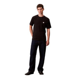 Calvin Klein Mens Badge Waffle T-Shirt Black