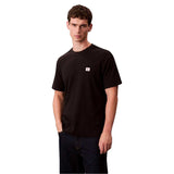 Calvin Klein Mens Badge Waffle T-Shirt Black