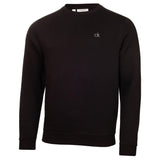 Calvin Klein Mens Embroidered Logo Jumper Black