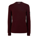 Calvin Klein Mens Waffle Long-Sleeved Top Mocha
