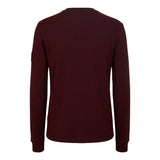 Calvin Klein Mens Waffle Long-Sleeved Top Mocha