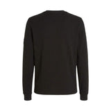 Calvin Klein Mens Waffle Long-Sleeved Top Black
