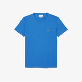 Lacoste Mens Pima Cotton T-Shirt Blue