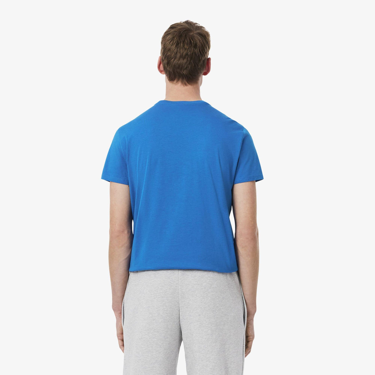 Lacoste Mens Pima Cotton T-Shirt Blue