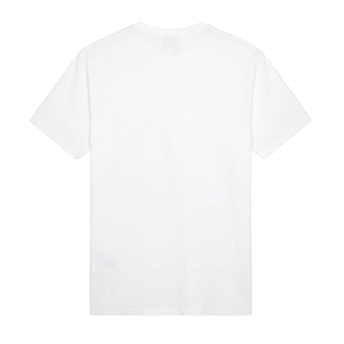 Calvin Klein Mens Box Logo Cotton Crew Neck Regular T-Shirt White