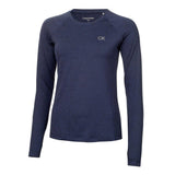 Calvin Klein Womens Long-Sleeved T-Shirt Navy Marl