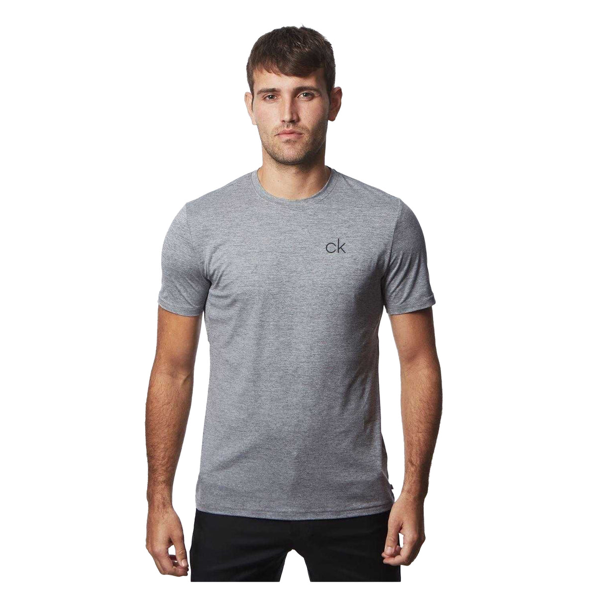 Calvin Klein Mens Newport Golf T-Shirt Silver