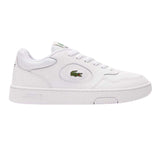 Lacoste Womens Lineset Crocodile Leather Trainers White