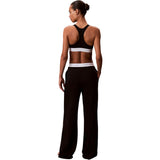 Calvin Klein Womens Jersey Open Hem Jogging Bottoms Black