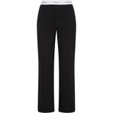 Calvin Klein Womens Jersey Open Hem Jogging Bottoms Black