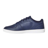 Lacoste Mens Leather Trainers Navy/White