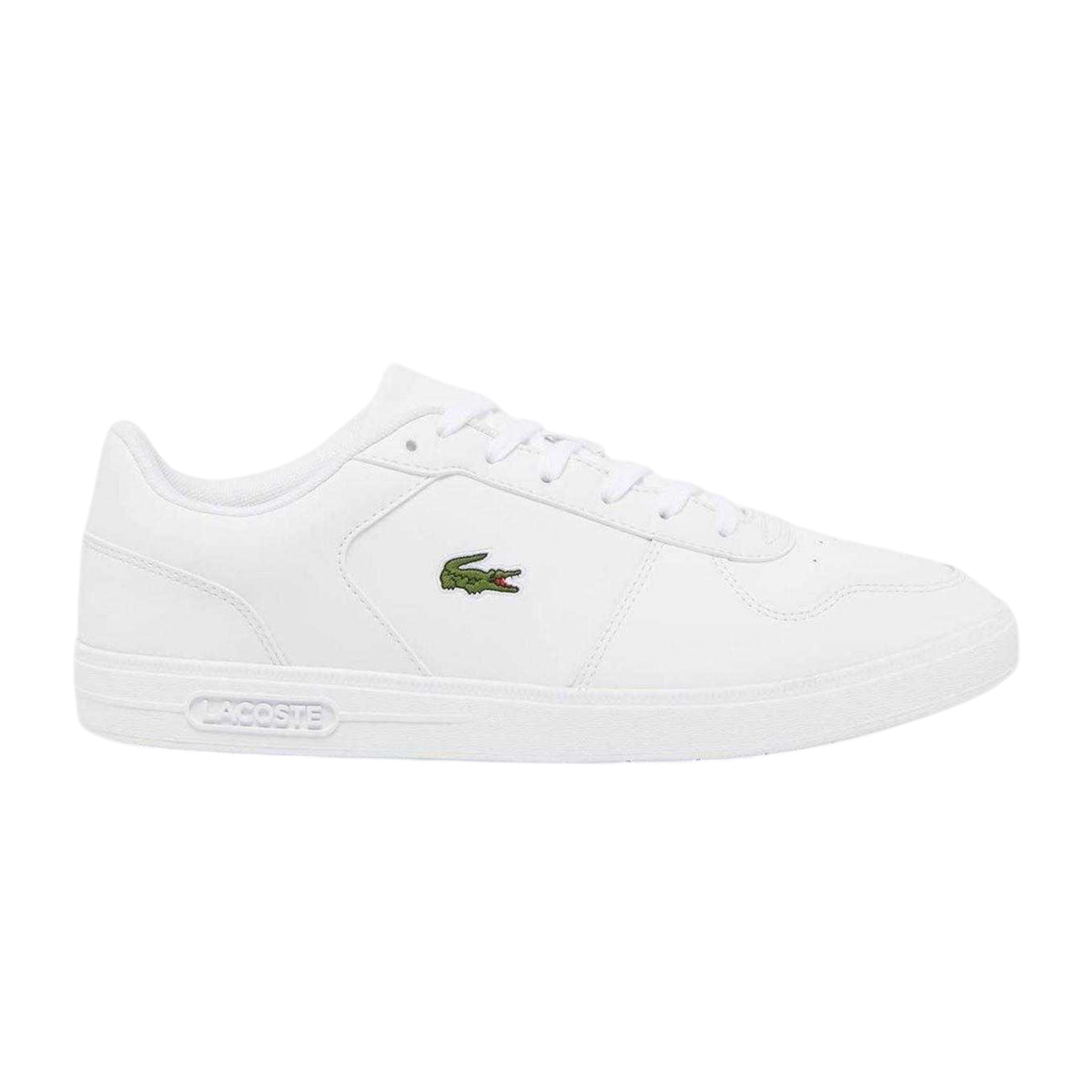 Lacoste Mens Leather Trainers White