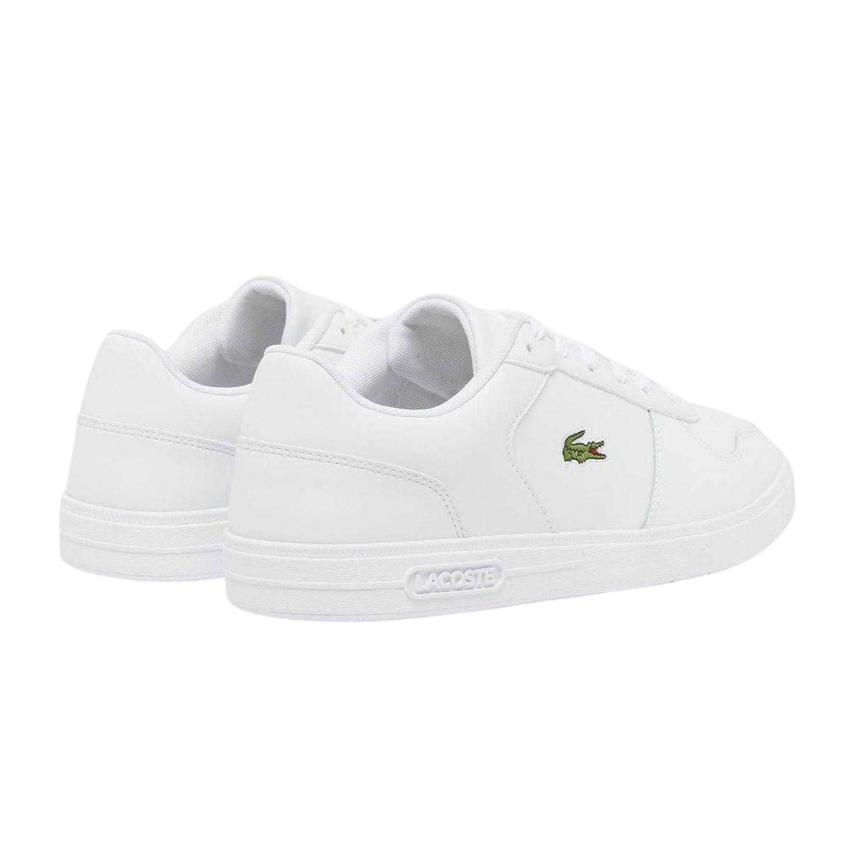 Lacoste Mens Leather Trainers White