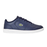 Lacoste Mens Leather Trainers Navy/White