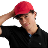 Calvin Klein Mens Baseball Cap Cardinal Red