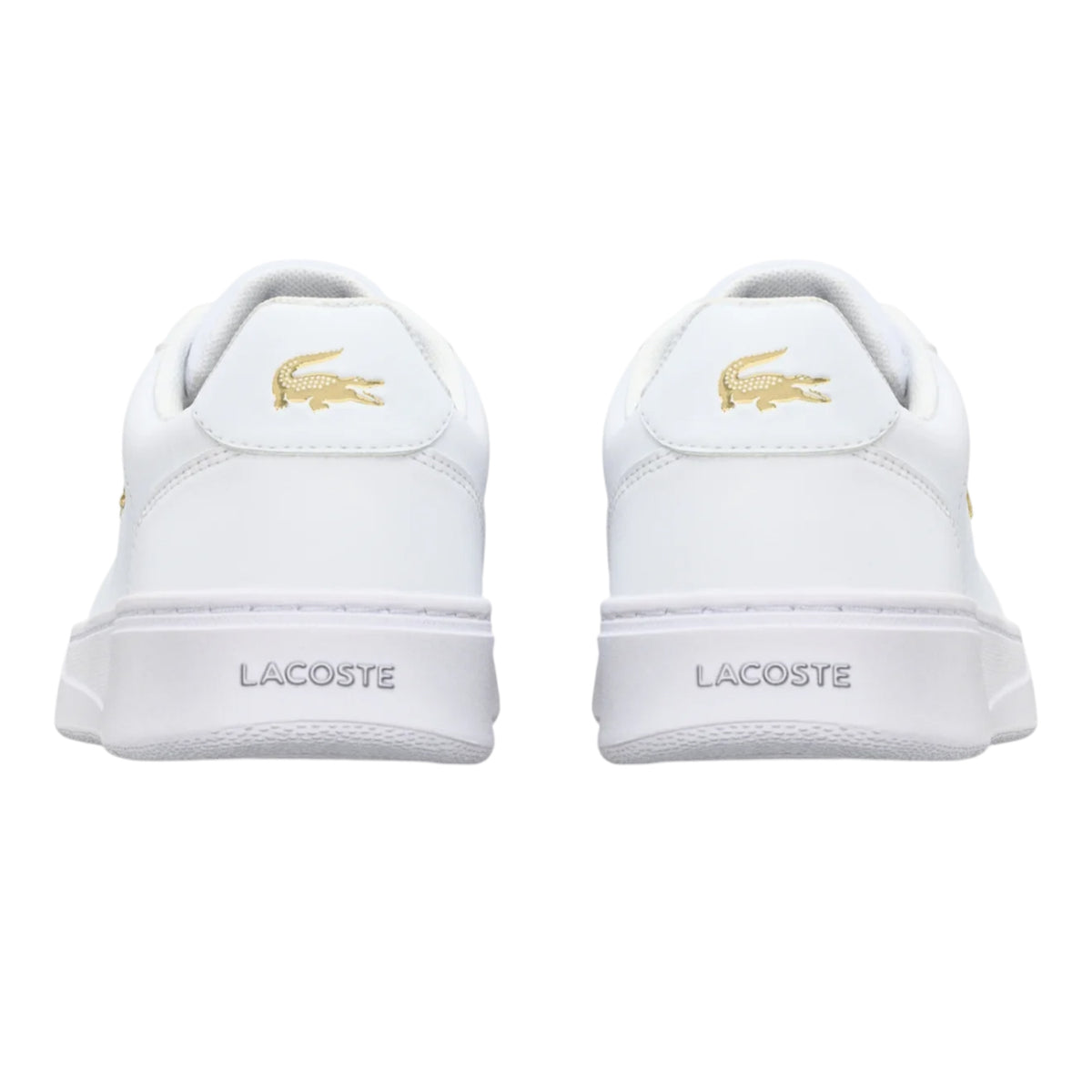 Lacoste Womens Court Pro Trainers White/Gold