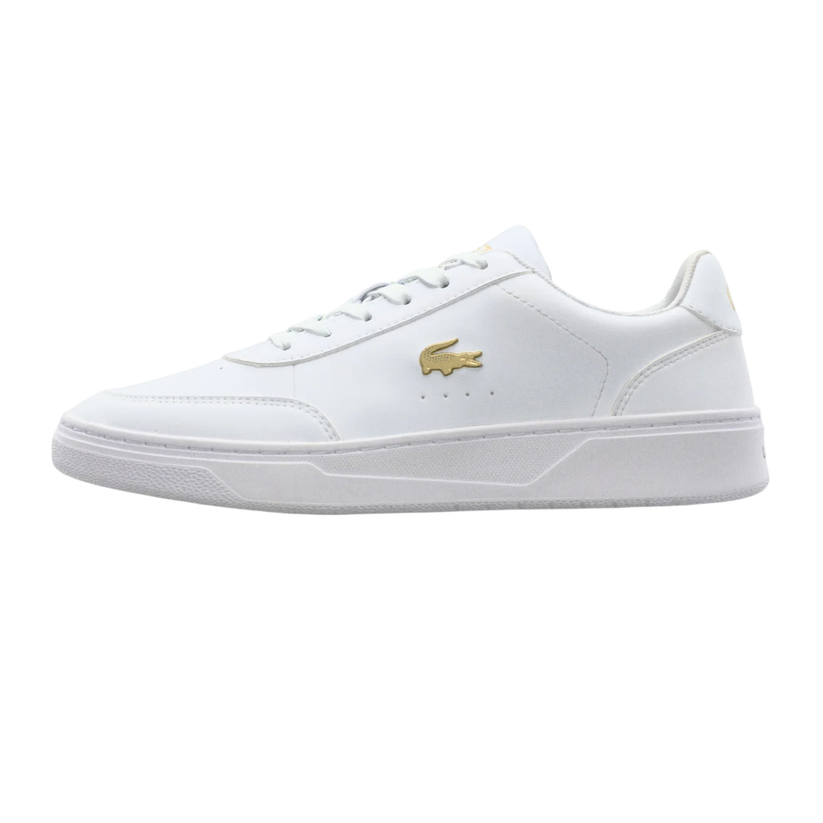 Lacoste Womens Court Pro Trainers White/Gold