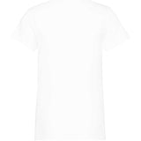 Calvin Klein Womens Embroidered Stretch V Neck T-Shirt Bright White