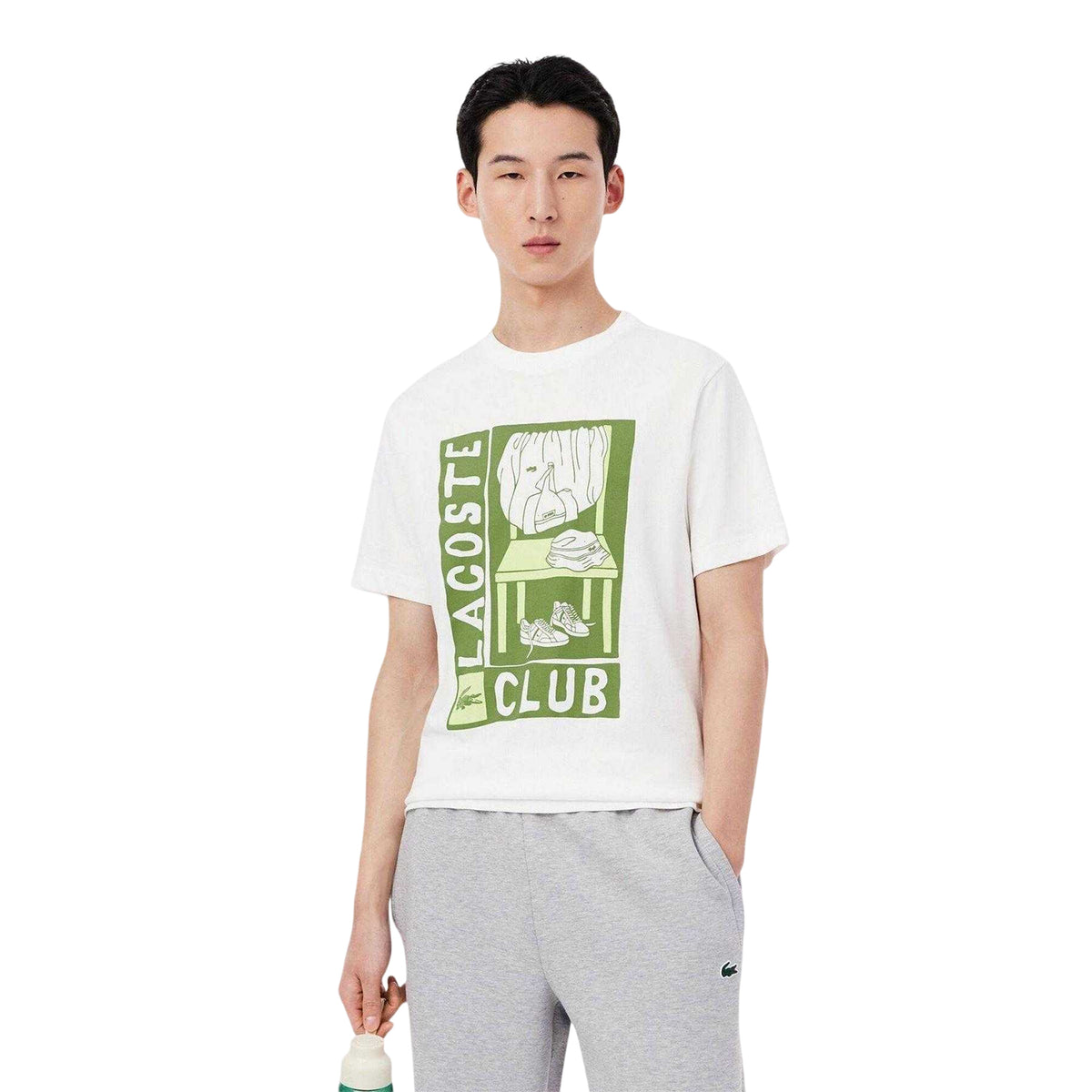 Lacoste Mens Club T-Shirt White
