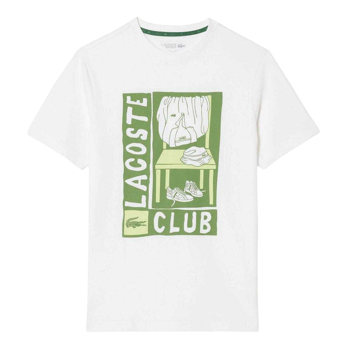 Lacoste Mens Club T-Shirt White