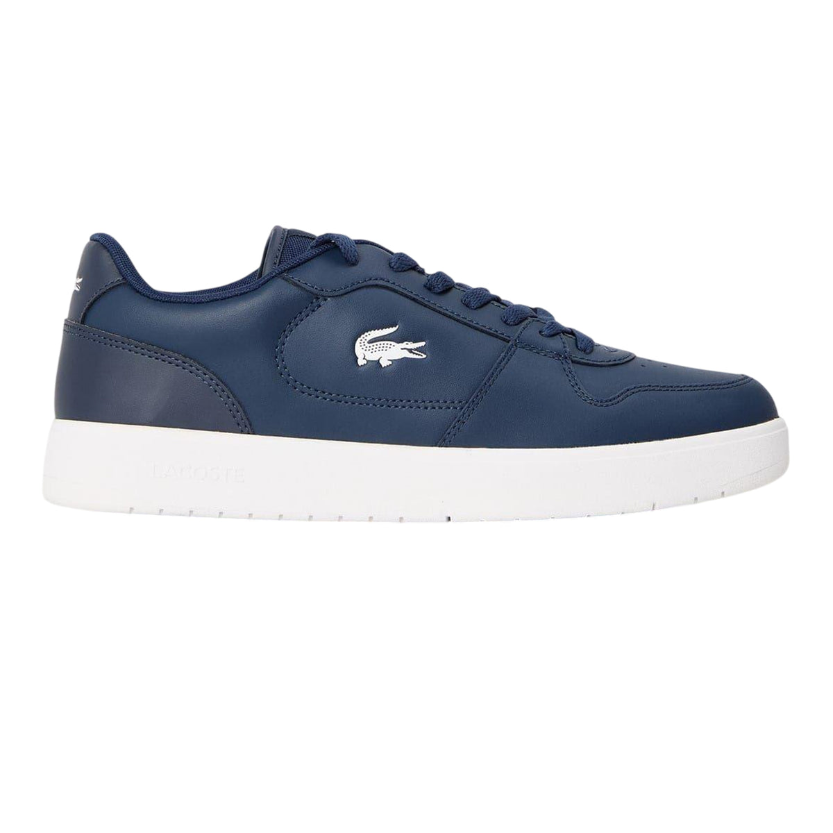 Lacoste Mens Court Ace Shoes Navy/White