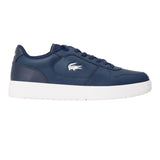 Lacoste Mens Court Ace Shoes Navy/White