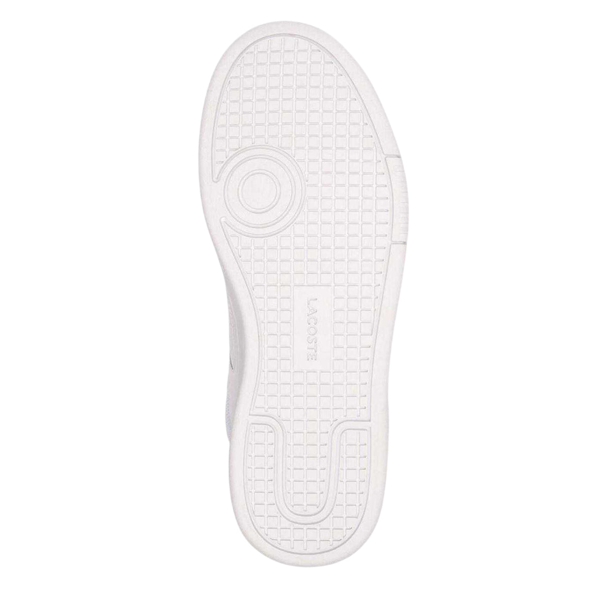 Lacoste Womens Lineset Leather Flat Trainers White/Gold
