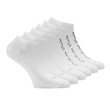 Calvin Klein Womens Logo Trainer Socks (Pack of 6) White
