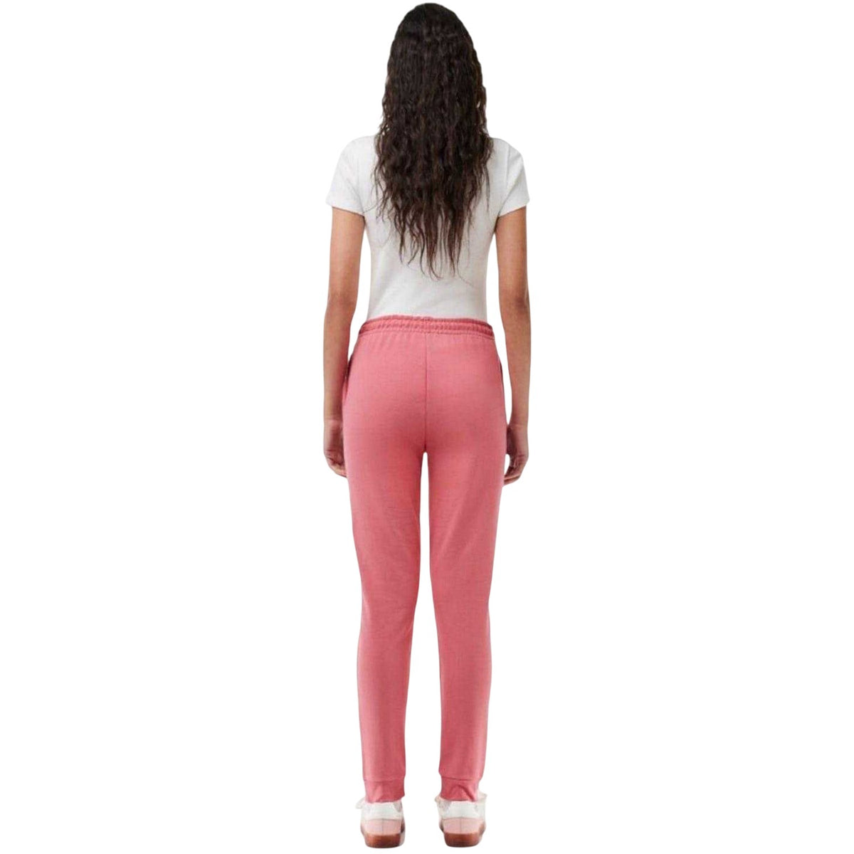 Lacoste Womens Fleece Jogging Bottoms Coral