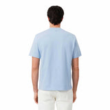 Lacoste Mens Logo Cotton T-Shirt Blue