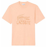 Lacoste Mens Logo Cotton T-Shirt Pink