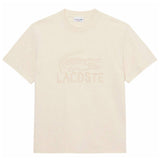 Lacoste Mens Logo Cotton T-Shirt Beige