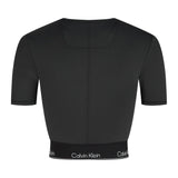 Calvin Klein Womens Slim Crop T-Shirt Black