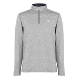 Calvin Klein Mens Albany Half Zip Golf Sweatshirt Silver Marl