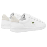 Lacoste Womens Carnaby Leather Flat Trainers White