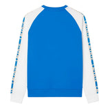 Lacoste Mens Colour Block Stripe Sweatshirt Blue/White