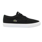 Lacoste Mens Canvas Grip Flat Trainers Black