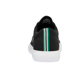 Lacoste Mens Canvas Grip Flat Trainers Black