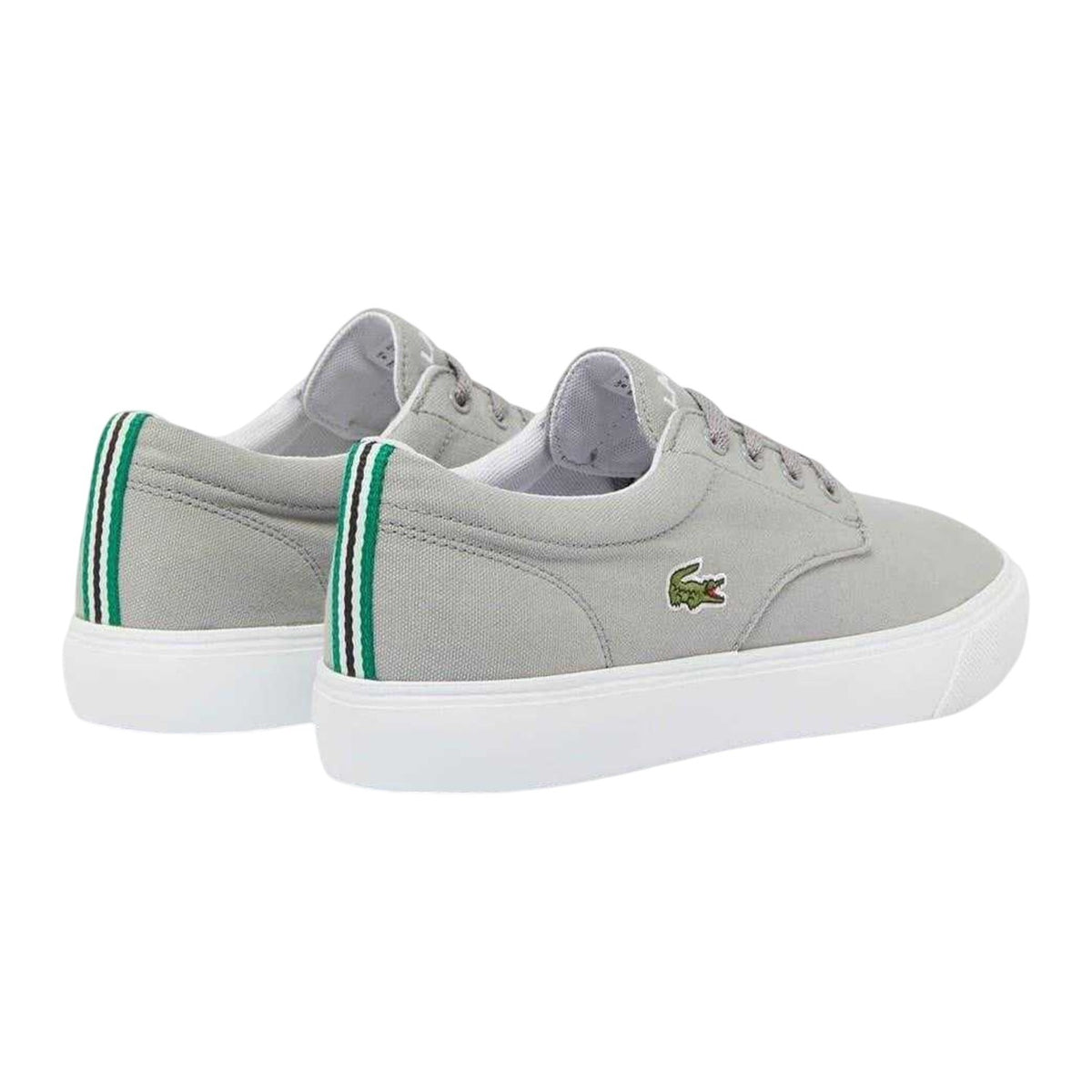 Lacoste Mens Canvas Grip Flat Trainers Light