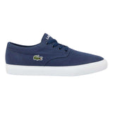 Lacoste Mens Canvas Grip Flat Trainers Navy
