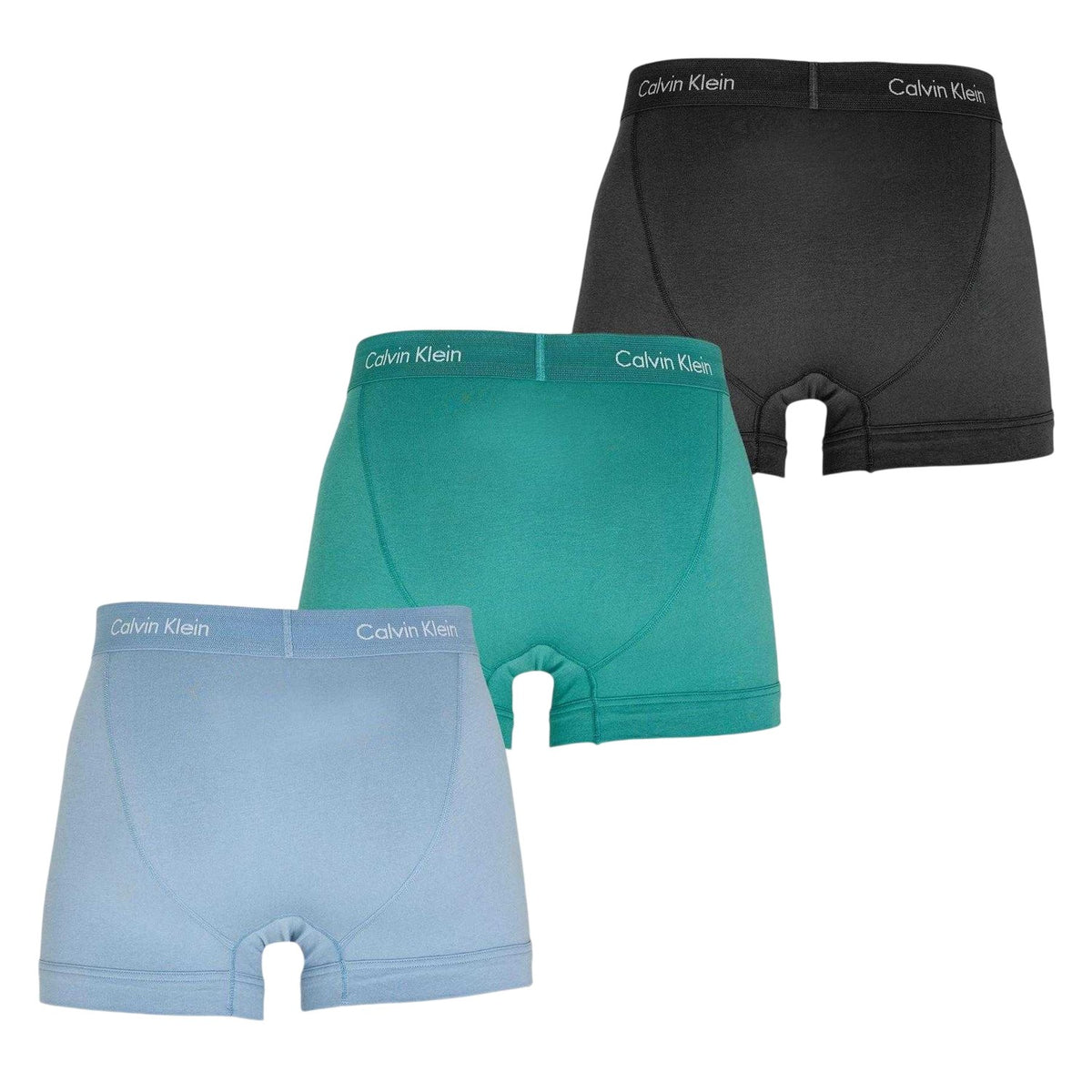 Calvin Klein Mens Boxer Shorts (Pack of 3) Black/Blue