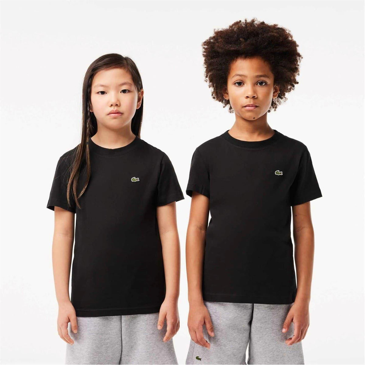 Lacoste Kids Basic Embroidered Regular T-Shirt Black