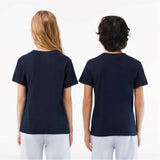 Lacoste Kids Basic Embroidered Regular T-Shirt Navy