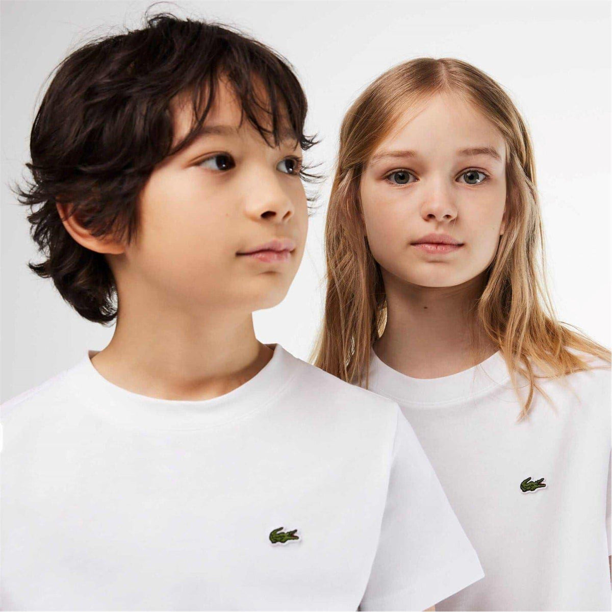 Lacoste Kids Basic Embroidered Regular T-Shirt White