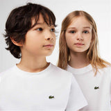 Lacoste Kids Basic Embroidered Regular T-Shirt White